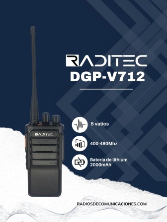 Radio de Comunicación - Raditec -DGP-V712